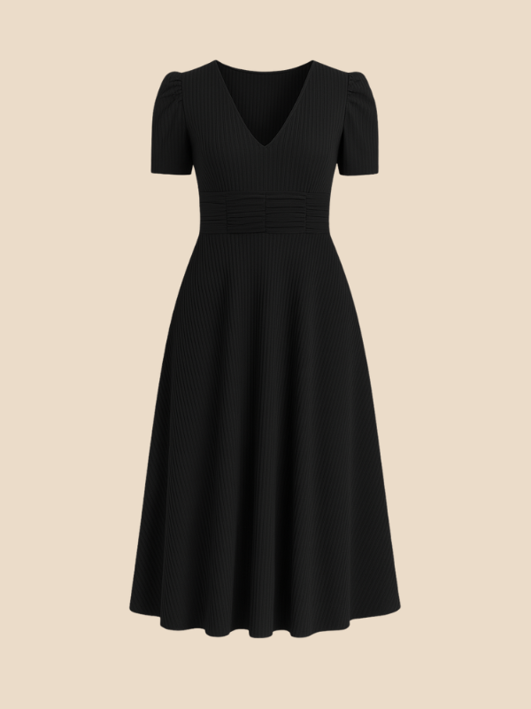 Kamira | V-Neck Midi Dress
