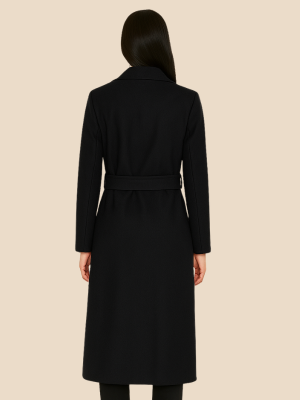 Sophia | Women’s Double-Breasted Long Coat