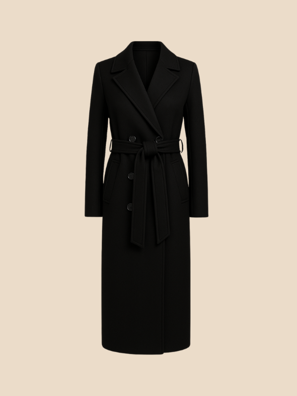 Sophia | Women’s Double-Breasted Long Coat