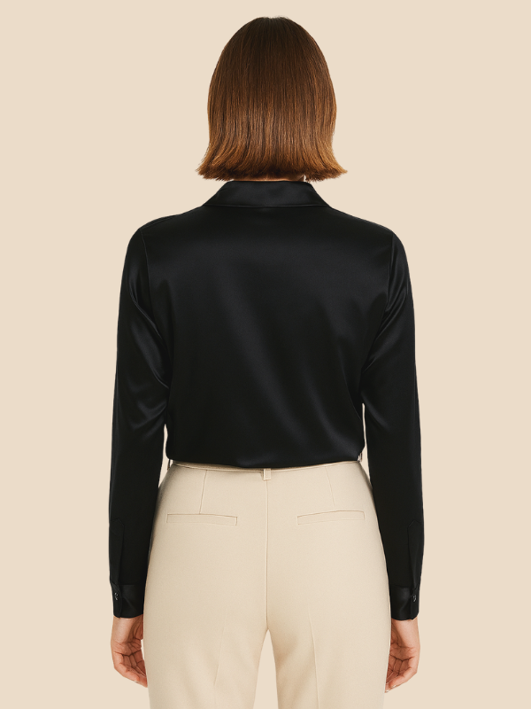 Serena | Women’s Silky Button-Up Blouse