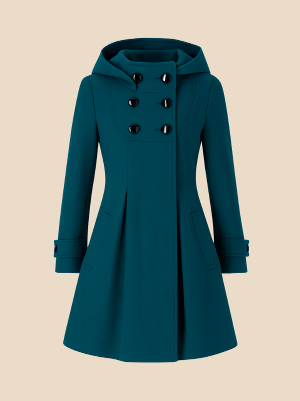 Anna | Women’s A-Line Hooded Coat