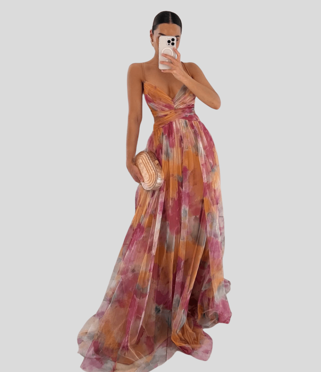 Isadora | Charming Floral Maxi Dress