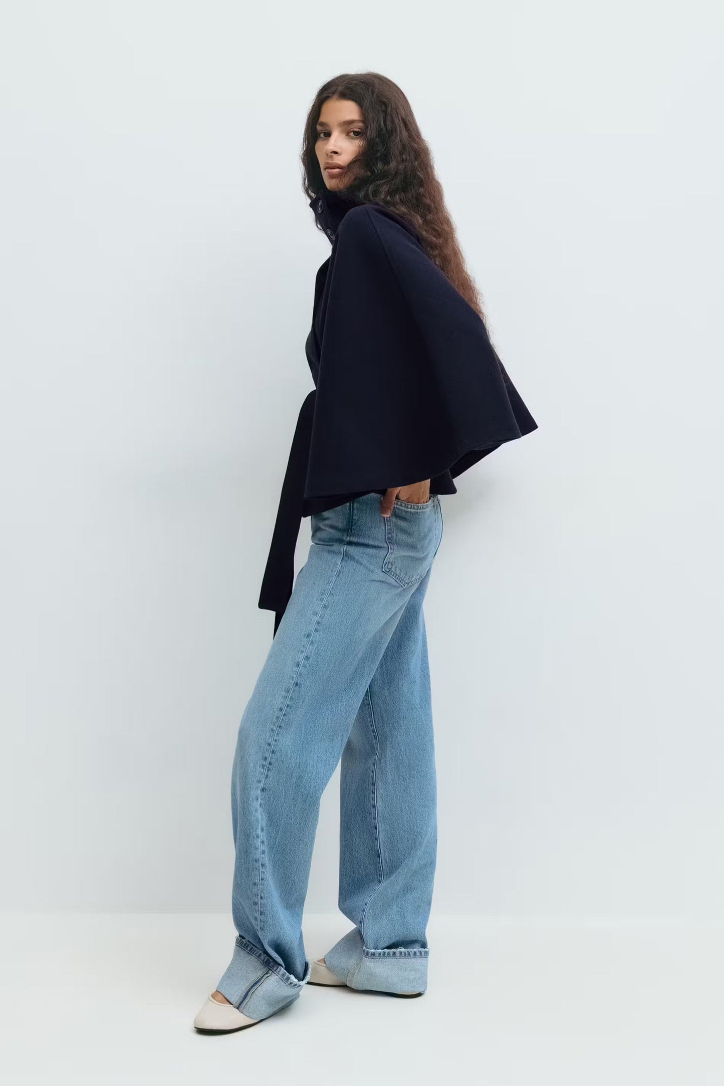 Aurora Wrap | Women’s Belted High-Neck Coat