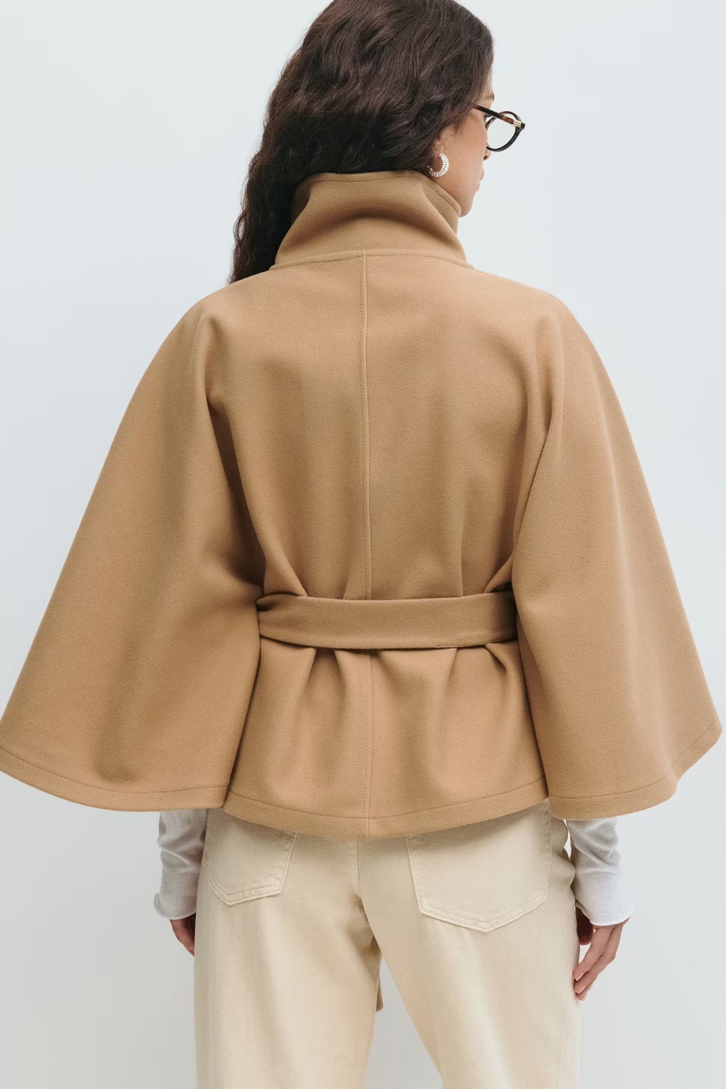 Aurora Wrap | Women’s Belted High-Neck Coat