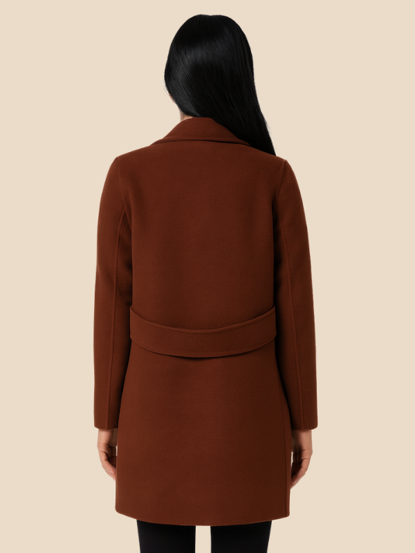 Clara | Women’s Long Double-Breasted Coat