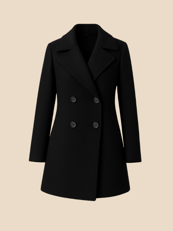 Clara | Women’s Long Double-Breasted Coat