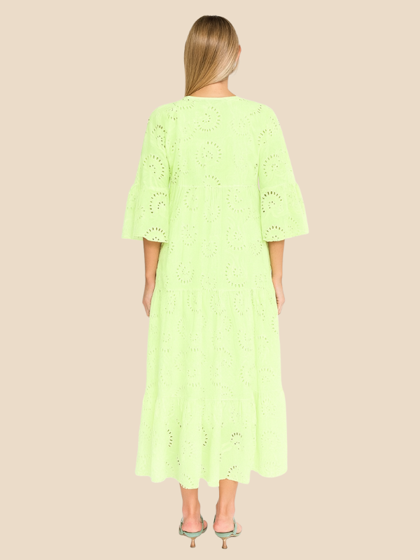 Leona | Bohemian Embroidered Cotton Dress