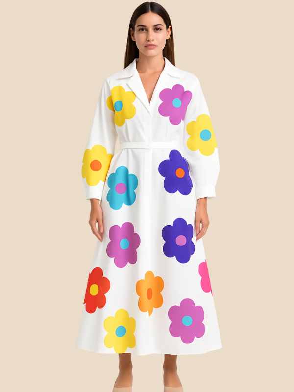 Karina | Women’s Collared Shirt Dress
