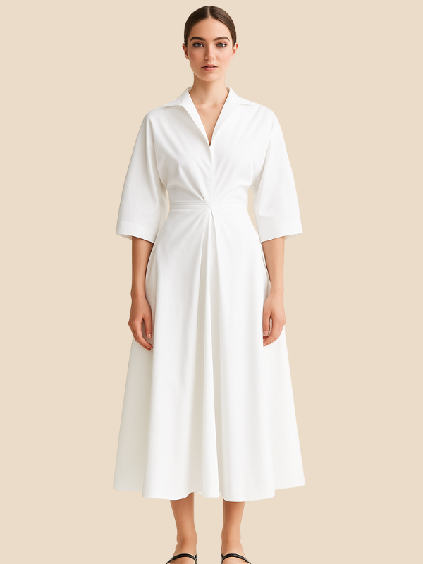 Karina | Women’s Collared Shirt Dress