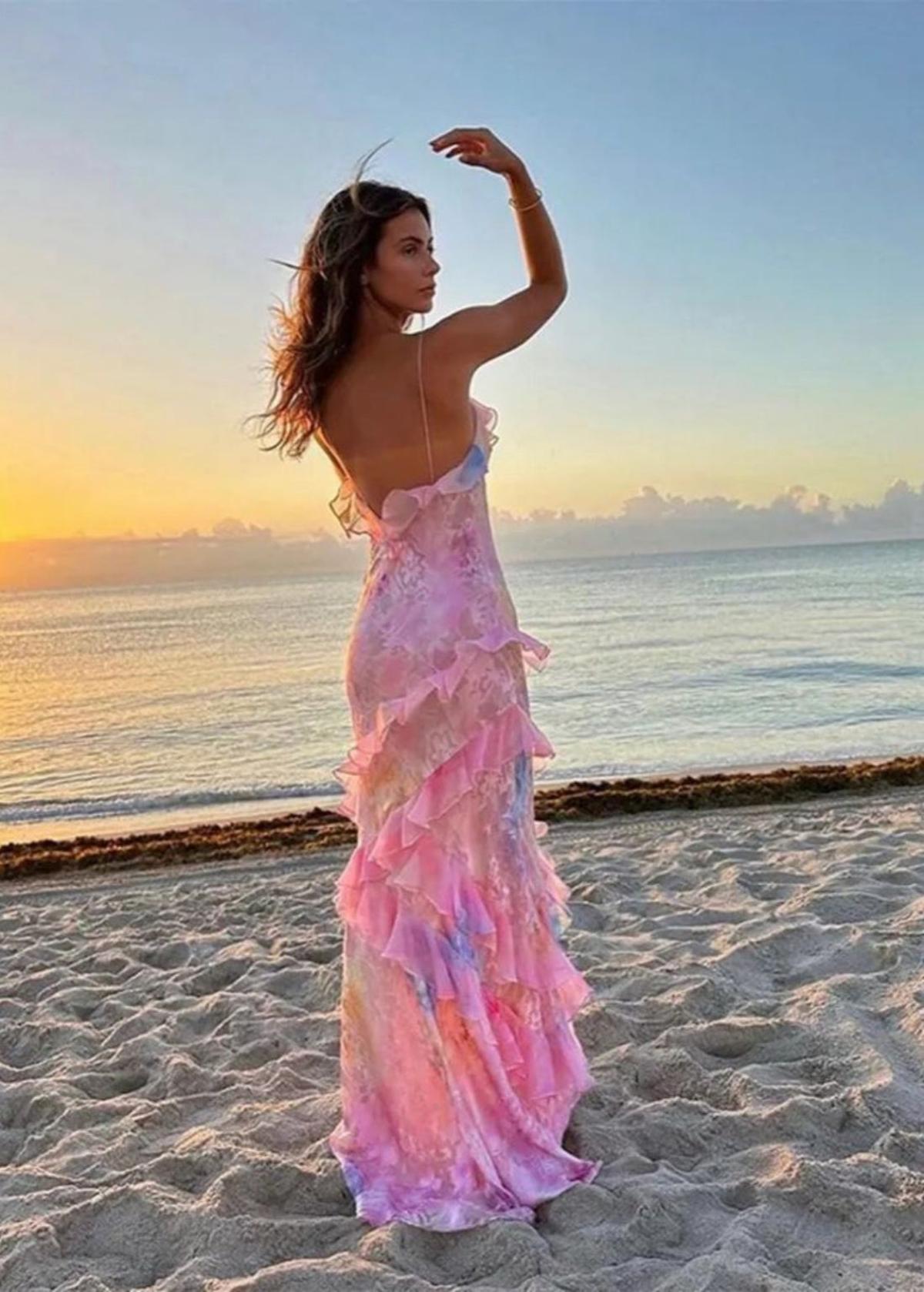 Marielle | Women’s Ruffle Maxi Dress