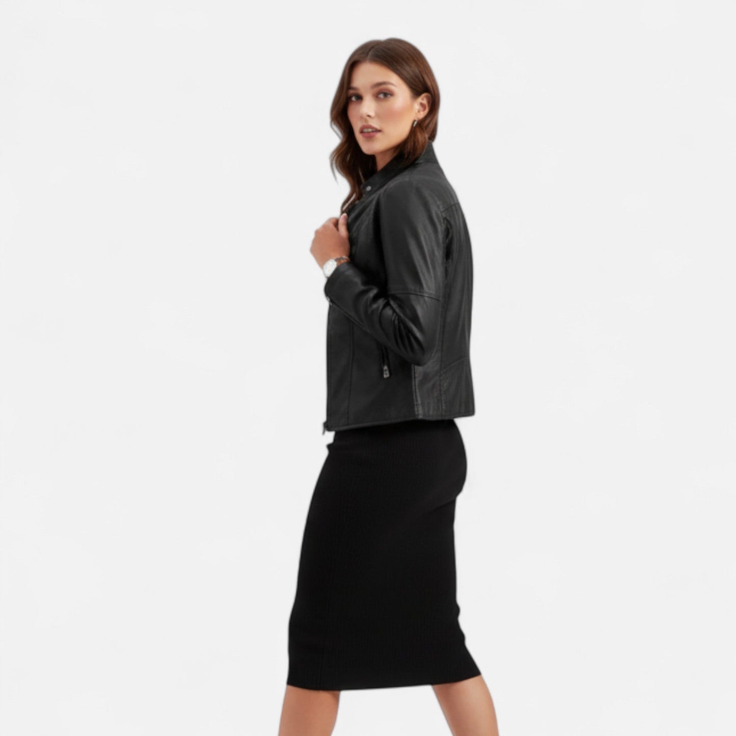 Quivara | Women’s Lightweight PU Leather Jacket