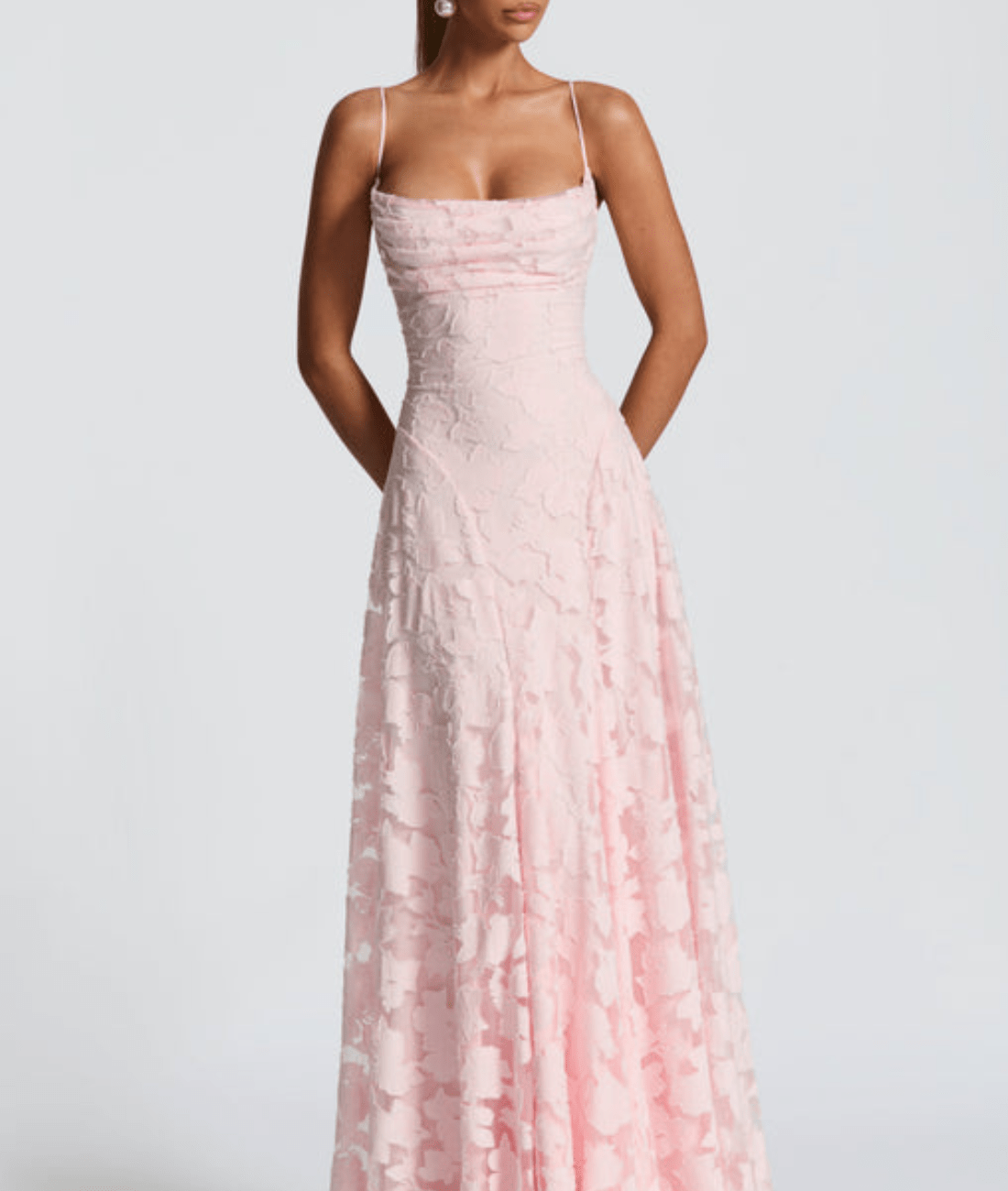 Elina | Floral Pattern Sleeveless Maxi Dress