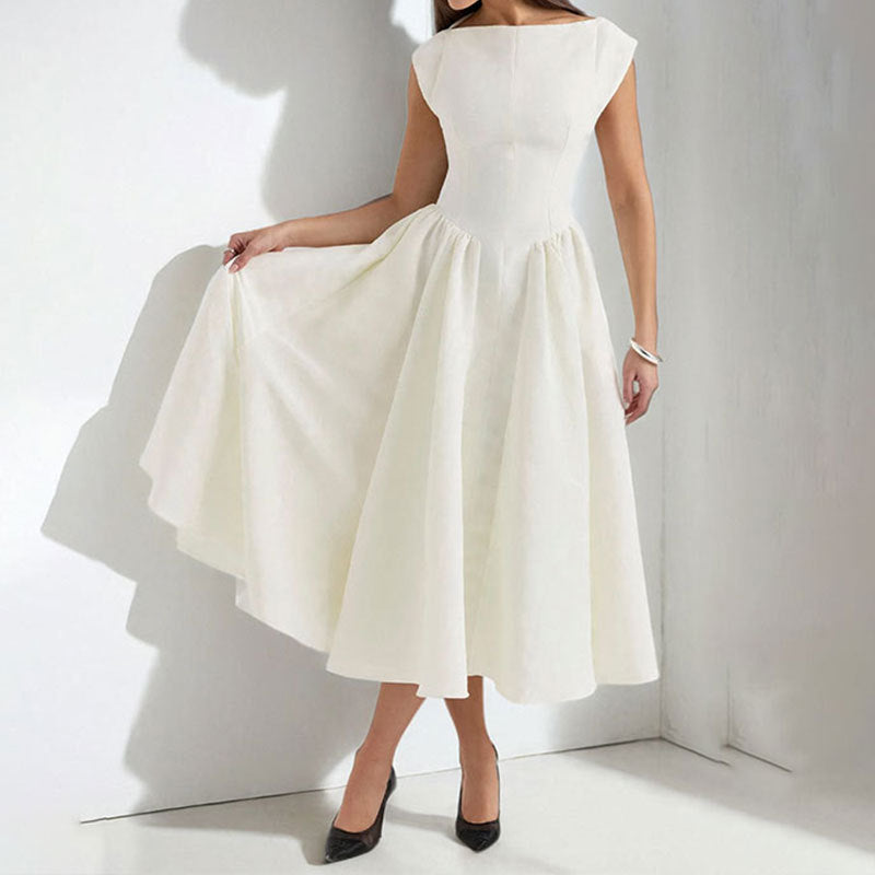 Adele | Pleated Midi Dress