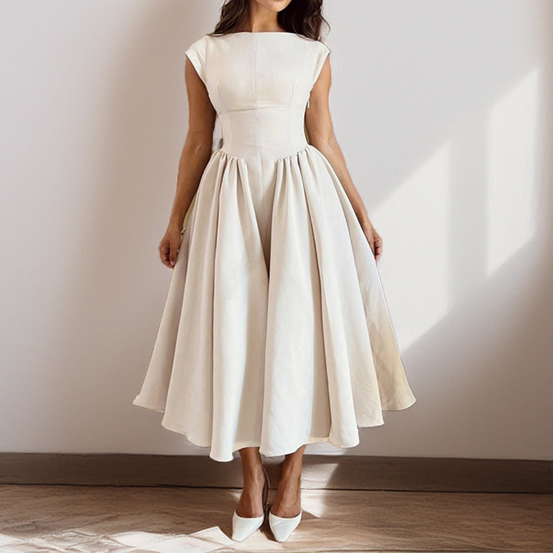 Adele | Pleated Midi Dress