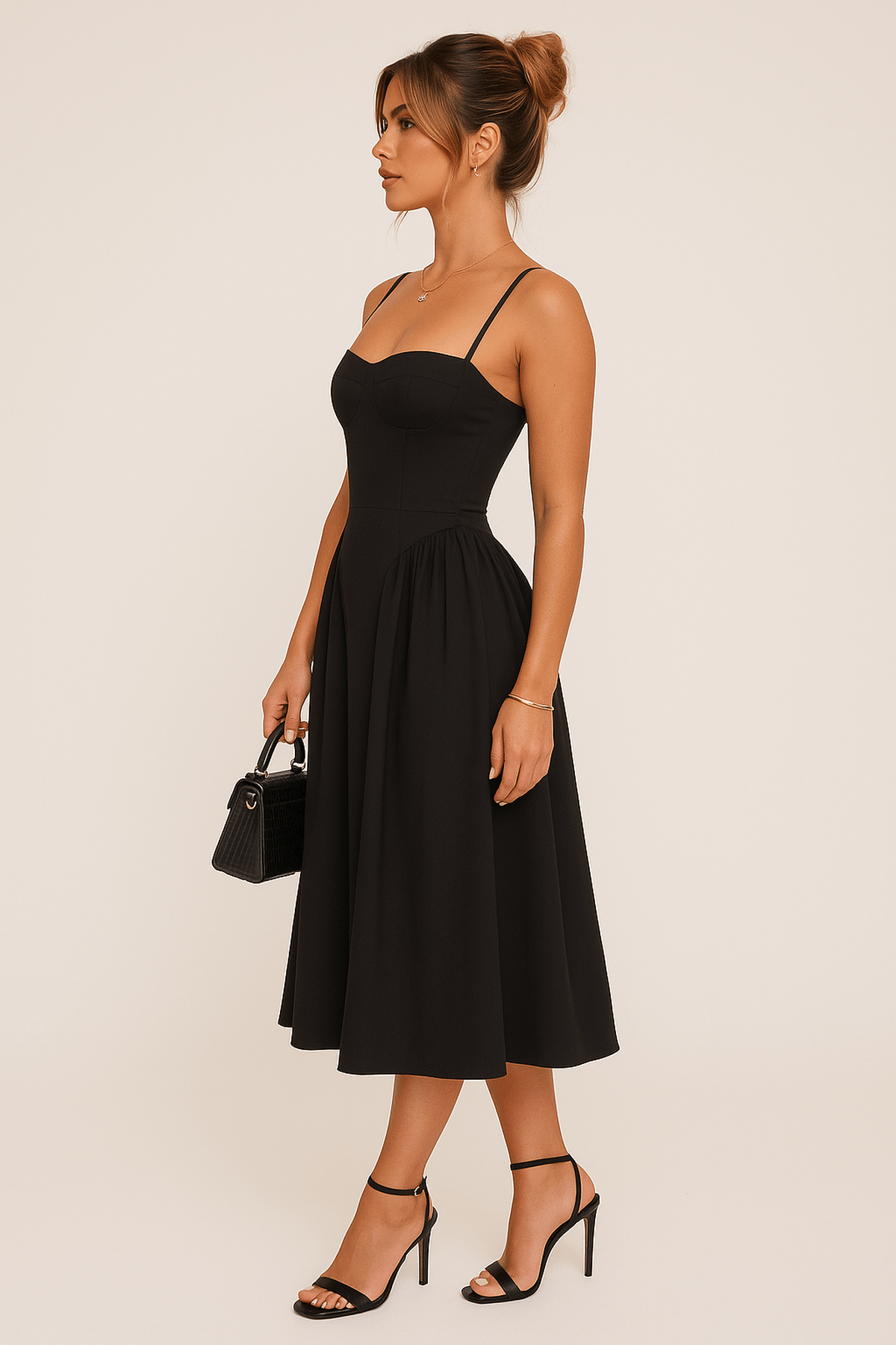 Selene | Women’s Sweetheart Midaxi Dress