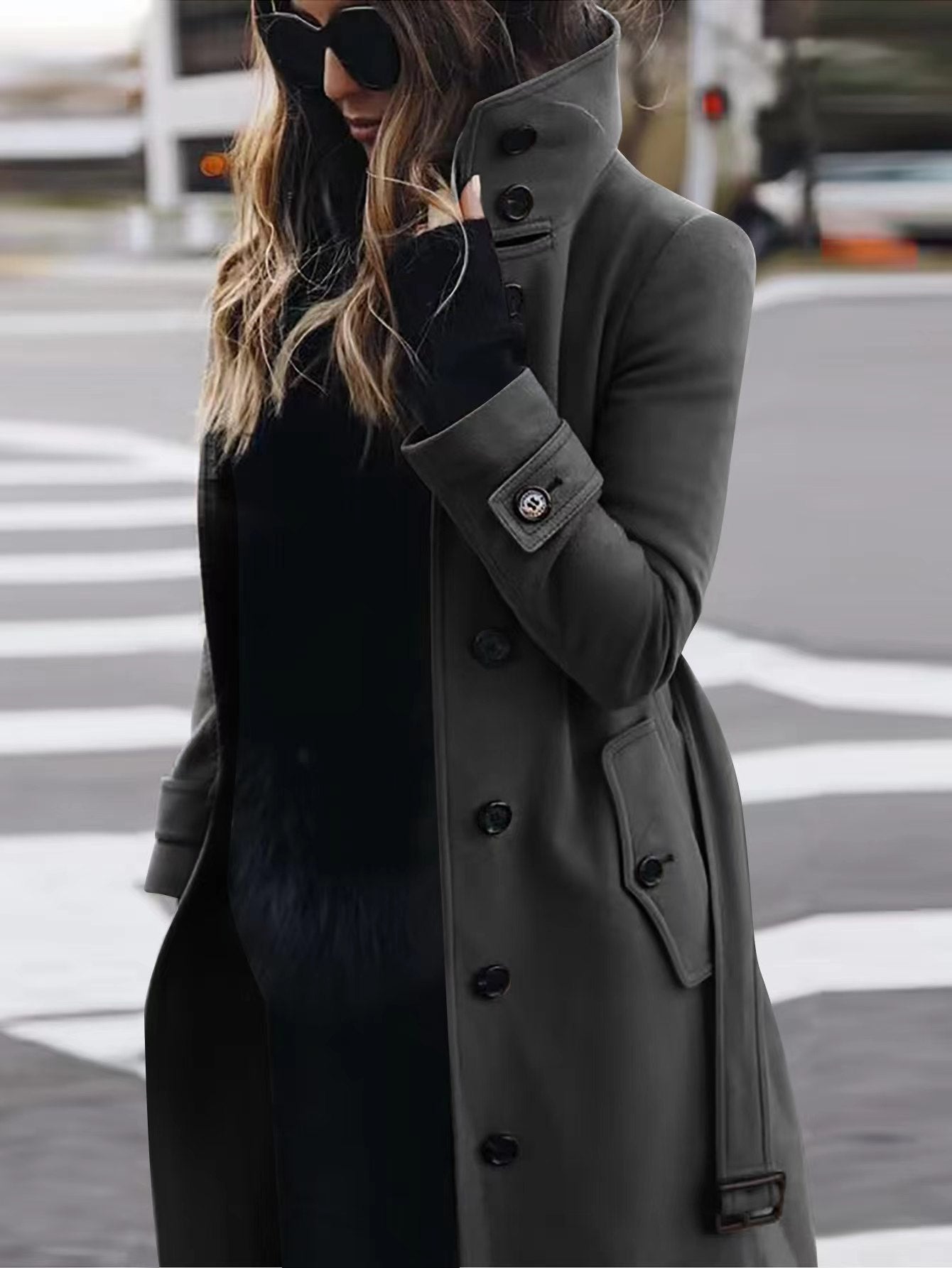 Isabella | Women’s Long Single-Breasted Coat