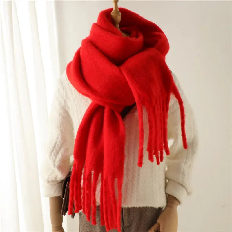 Claudine | Luxe Fringed Wrap Scarf