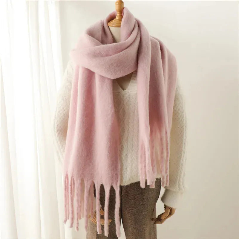Claudine | Luxe Fringed Wrap Scarf