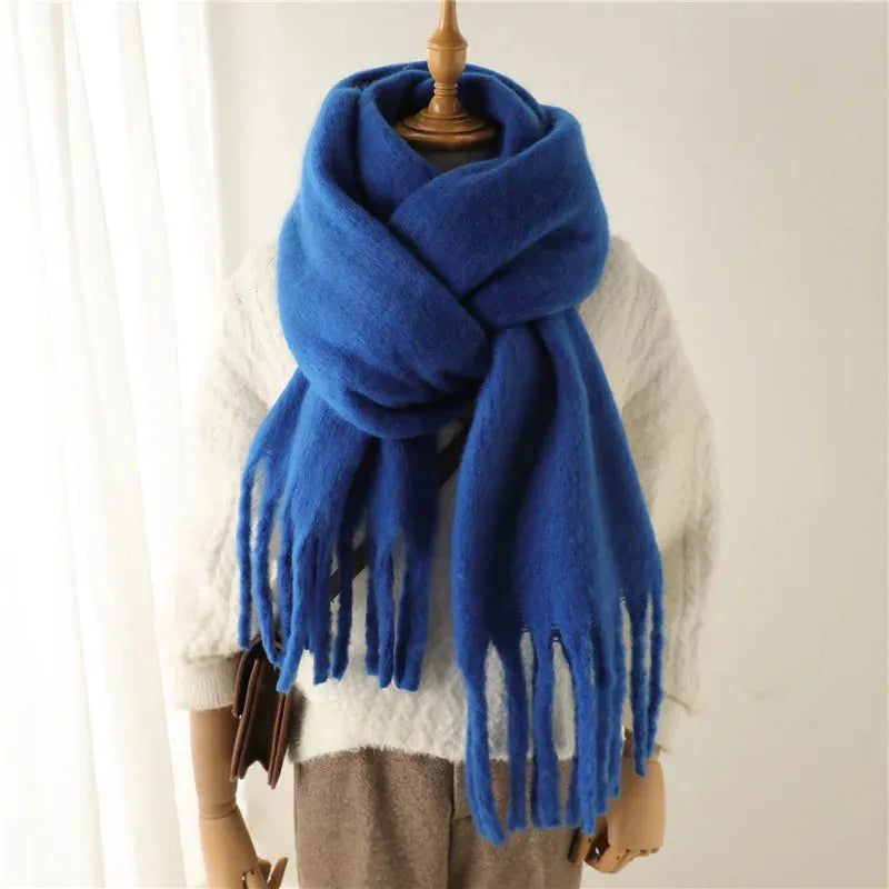 Claudine | Luxe Fringed Wrap Scarf