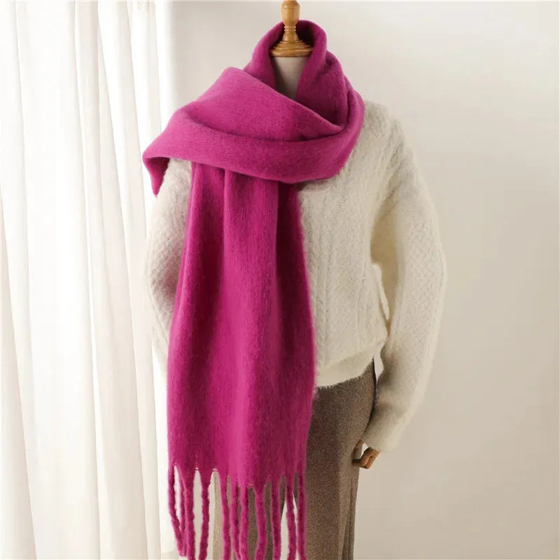 Claudine | Luxe Fringed Wrap Scarf