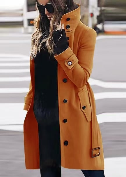 Isabella | Women’s Long Single-Breasted Coat