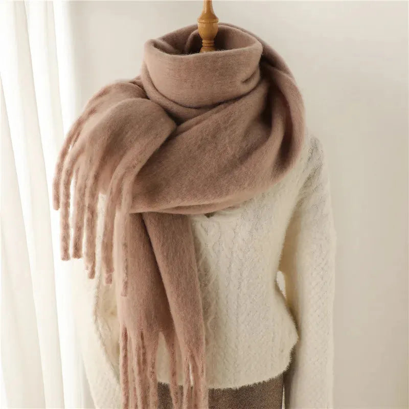 Claudine | Luxe Fringed Wrap Scarf