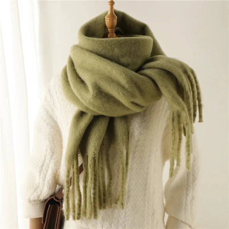 Claudine | Luxe Fringed Wrap Scarf