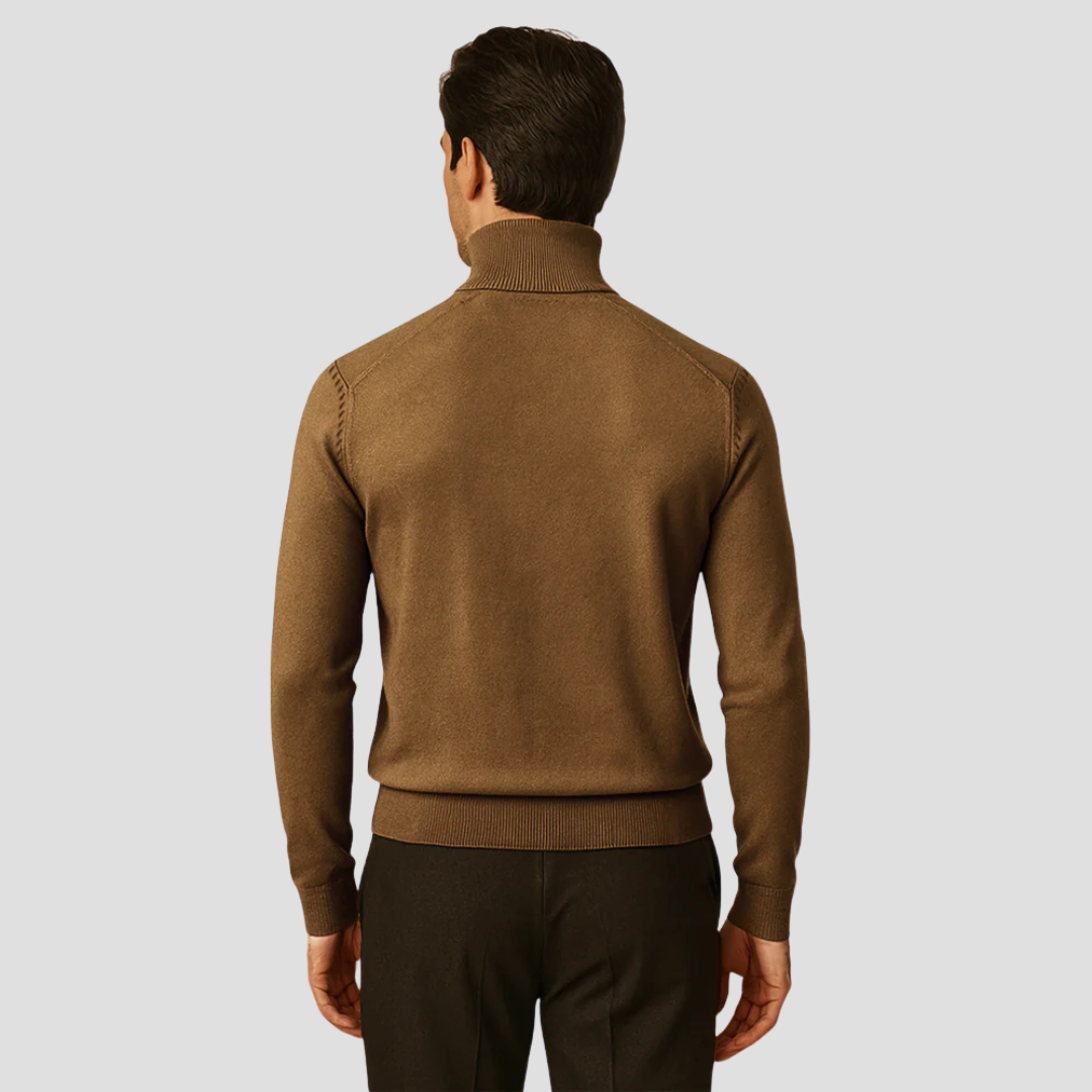 Harlowe | Men’s Slim-Fit Turtleneck Knitted Jumper