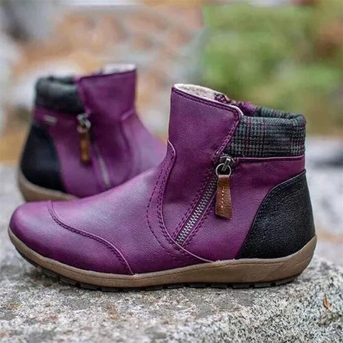 Elara | Women’s Waterproof Orthopedic Leather Boots