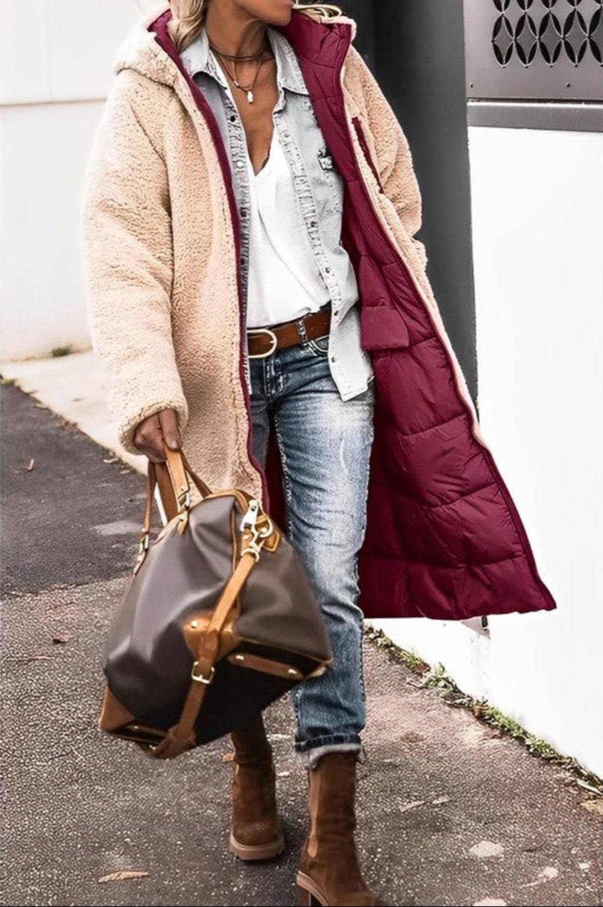 Aurora | Women’s Reversible Long Winter Coat