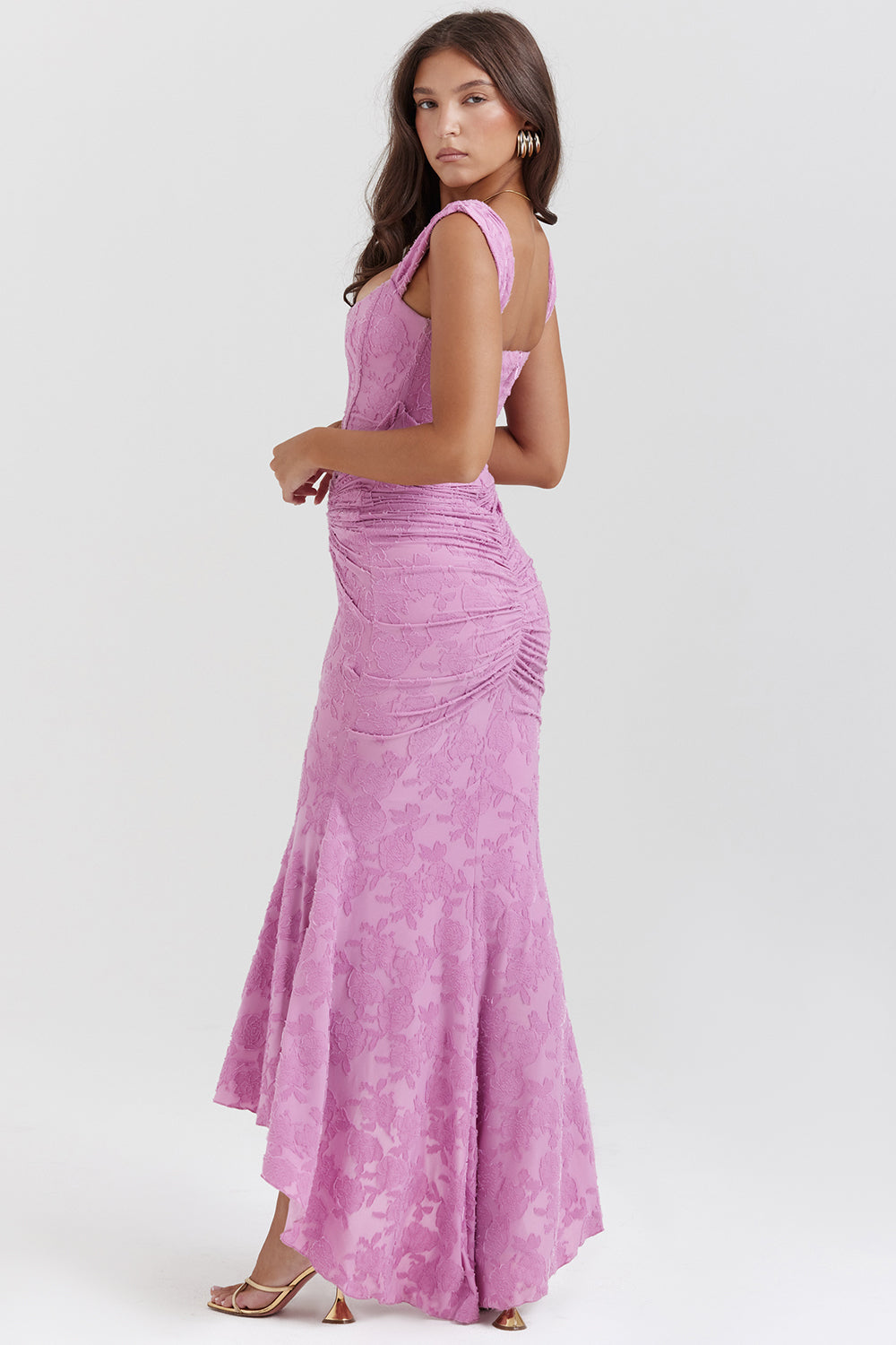 Celeste | Draped Corset Gown
