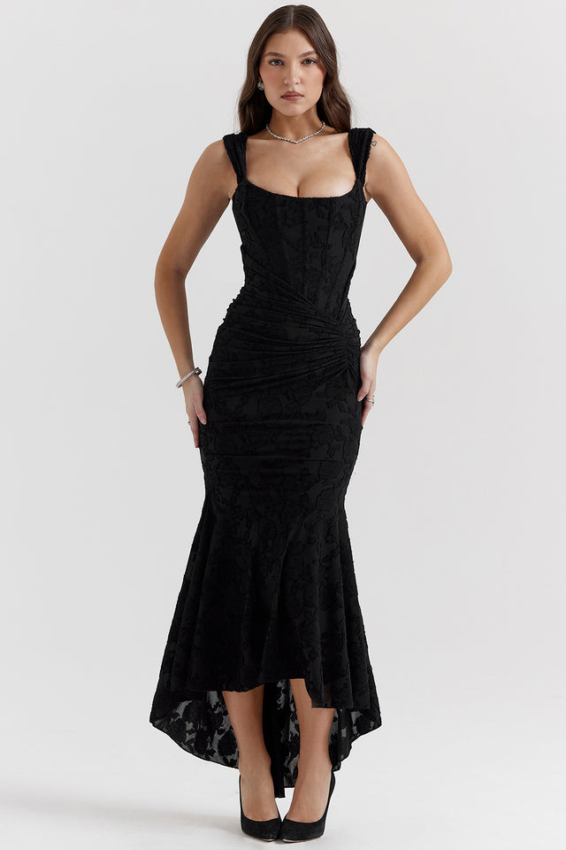 Celeste | Draped Corset Gown
