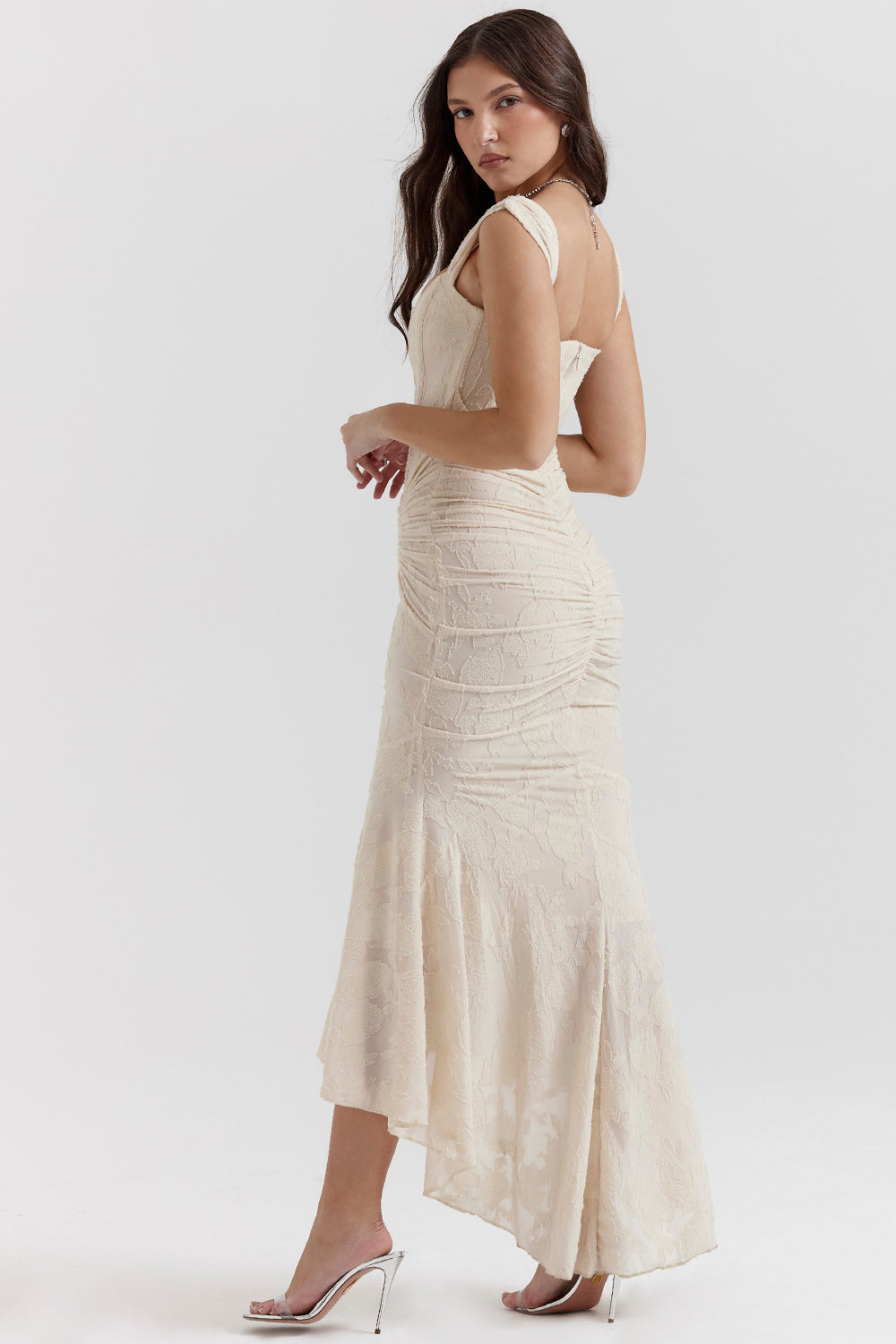 Celeste | Draped Corset Gown