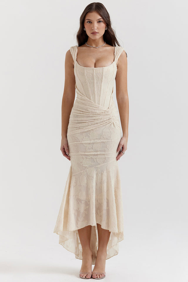 Celeste | Draped Corset Gown