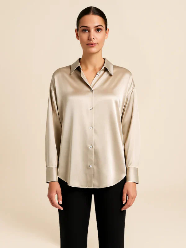 Sydney | Women’s Silk Long-Sleeve Blouse
