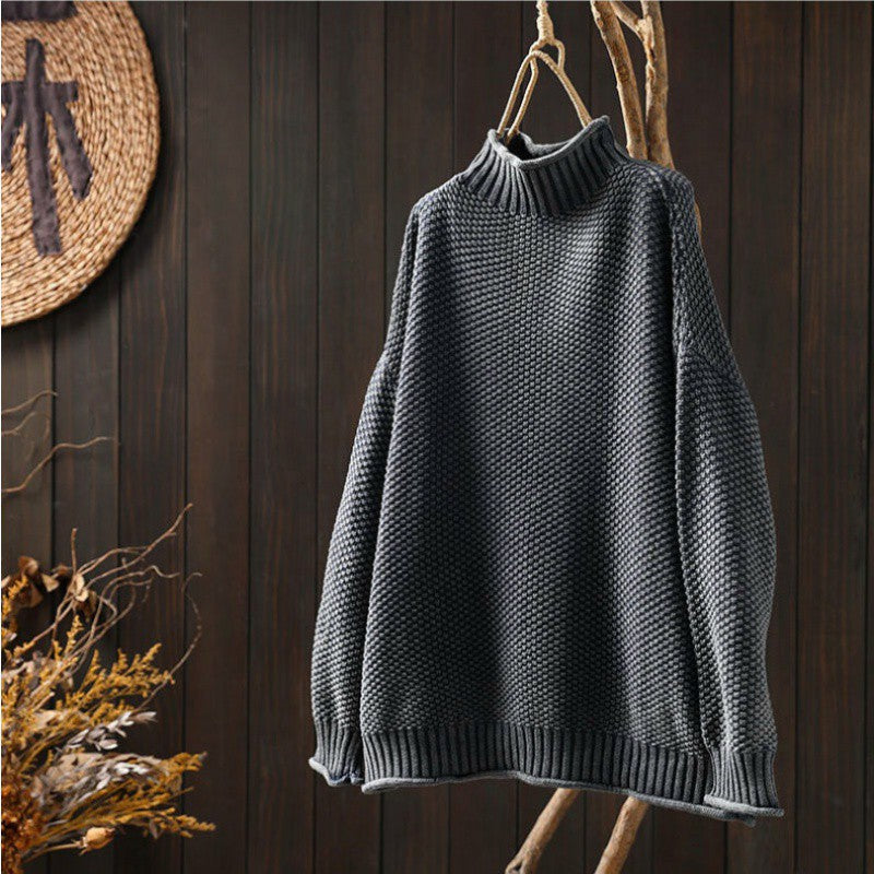 Elise | Oversized Waffle Knit Sweater