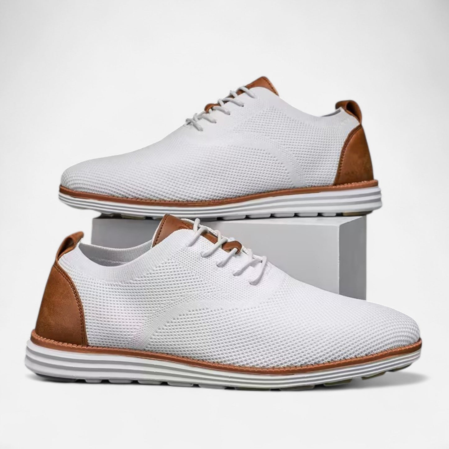 Ravenson | Men’s Dress Sneakers – Breathable Lace-Up Elegance