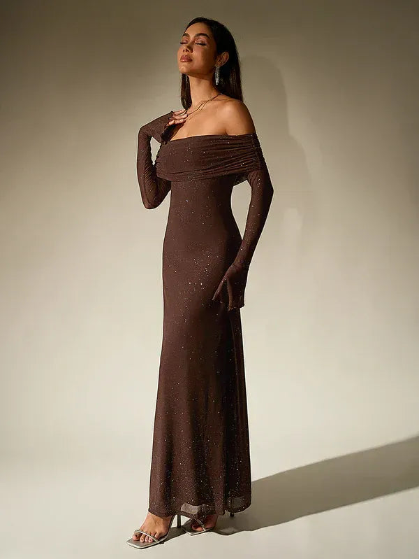 Evoria | Women’s Off-Shoulder Evening Gown