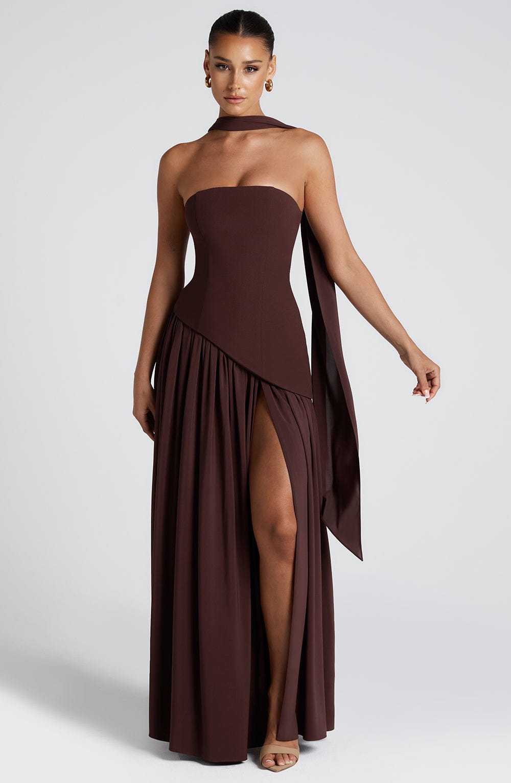 Raina | Crimson Allure Dress