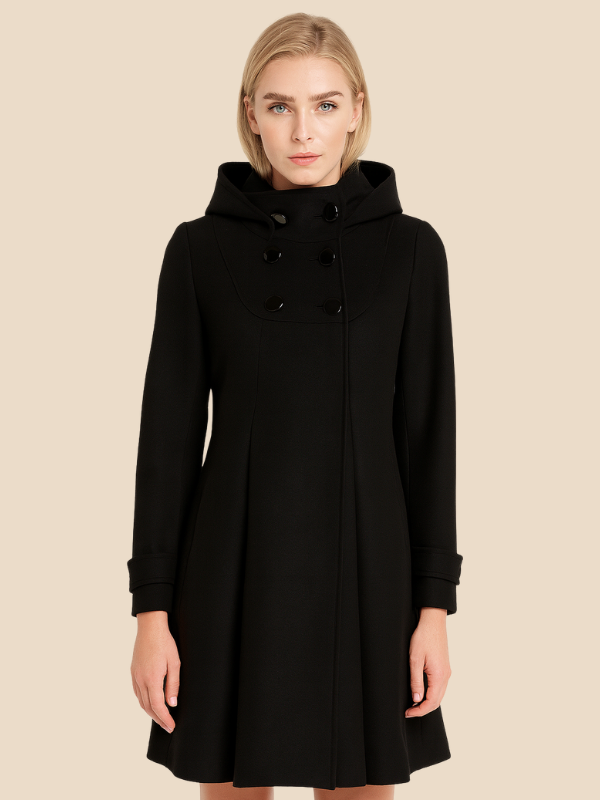 Anna | Women’s A-Line Hooded Coat