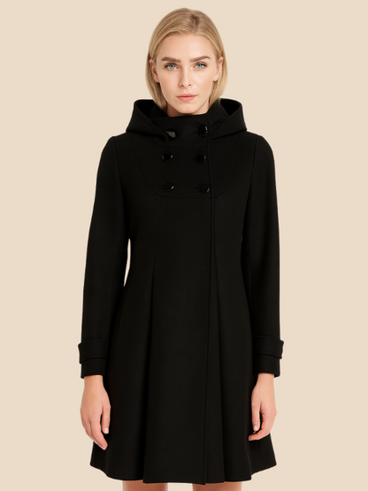 Anna | Women’s A-Line Hooded Coat
