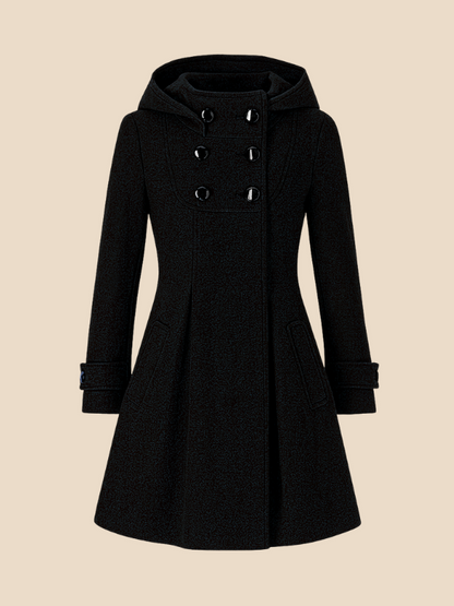 Anna | Women’s A-Line Hooded Coat