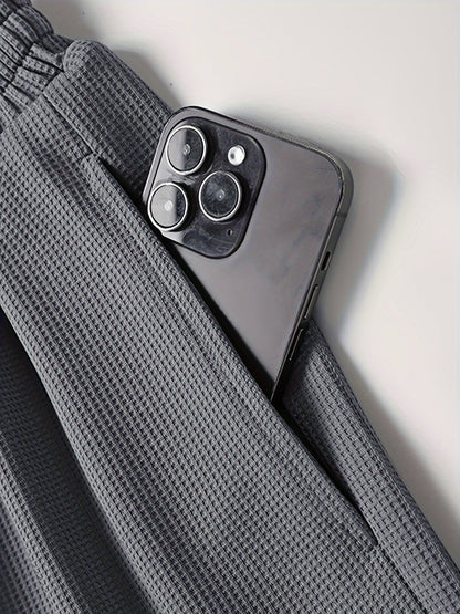 Orvan | Men’s Waffle-Knit Two-Piece Lounge Set