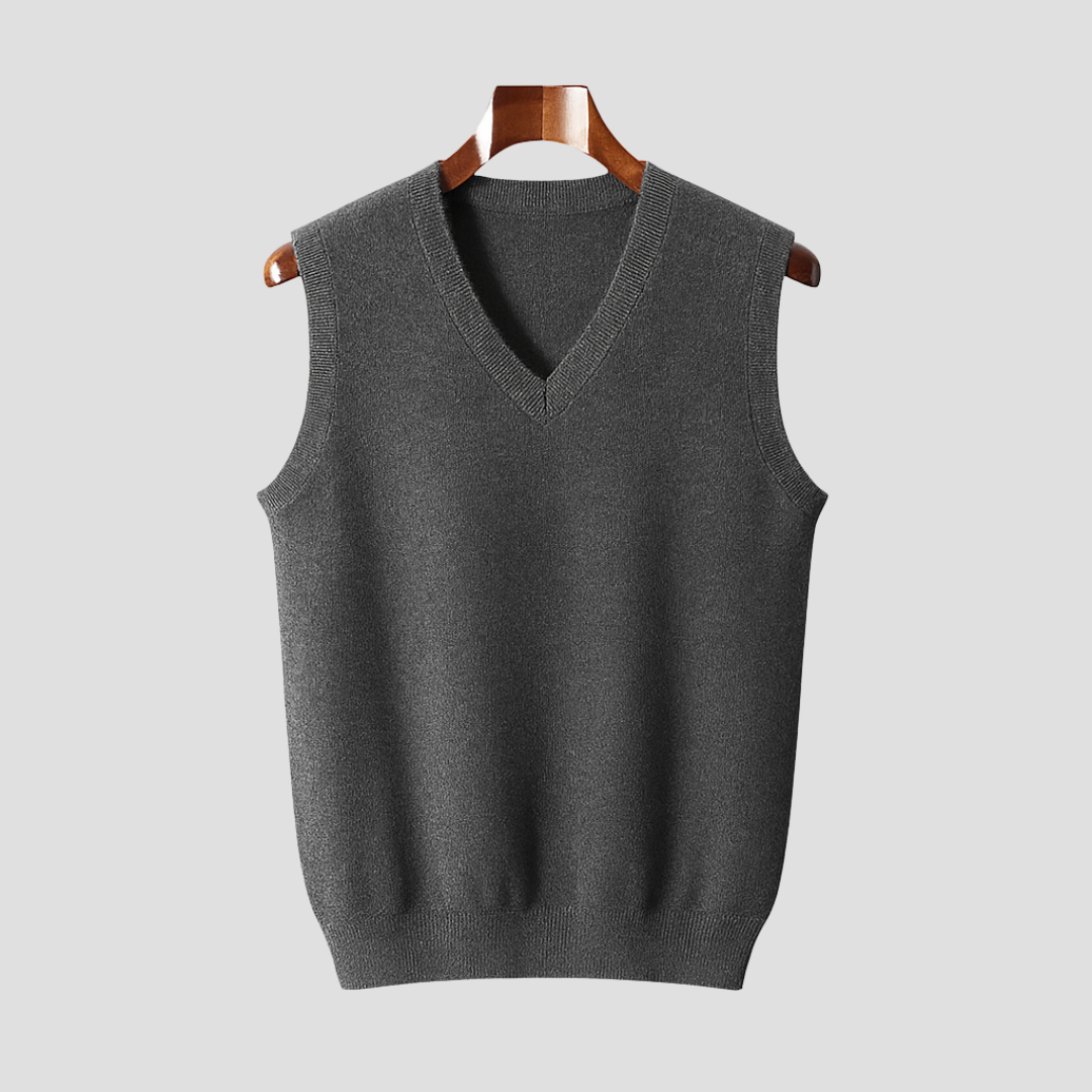 The Renmere | Men’s Cashmere-Wool Sleeveless Jumper