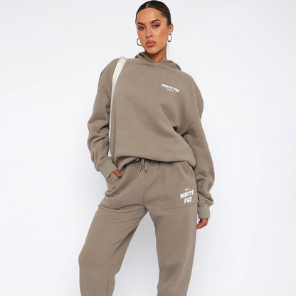 WhiteFox Set – Autumn Pants & Hoodie Tracksuit