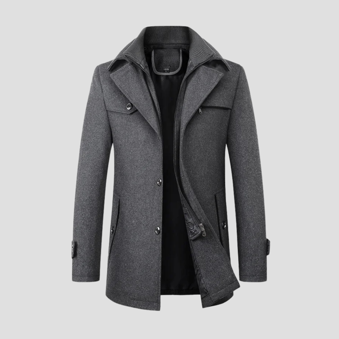 Falconridge | Men’s Mid-Length Wool Overcoat