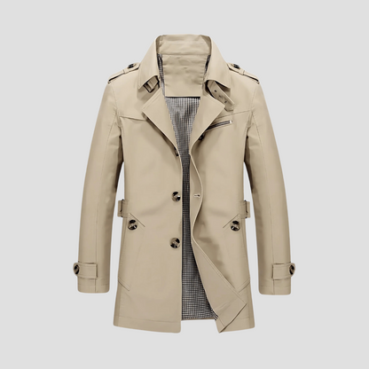 Harrowen | Men’s Classic Cotton Trench Coat