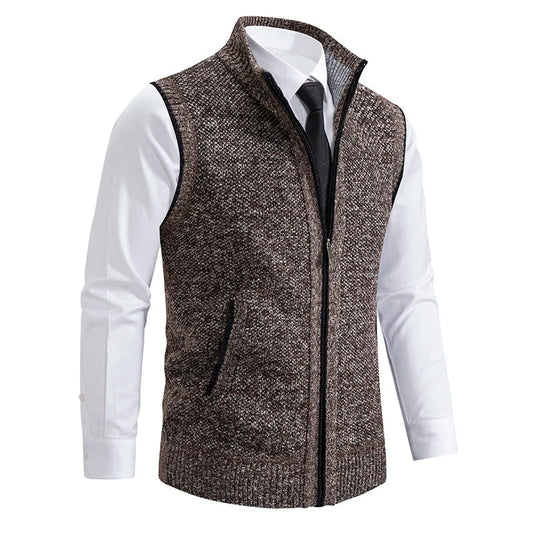 Zylen | Men’s Wool-Blend Knit Vest