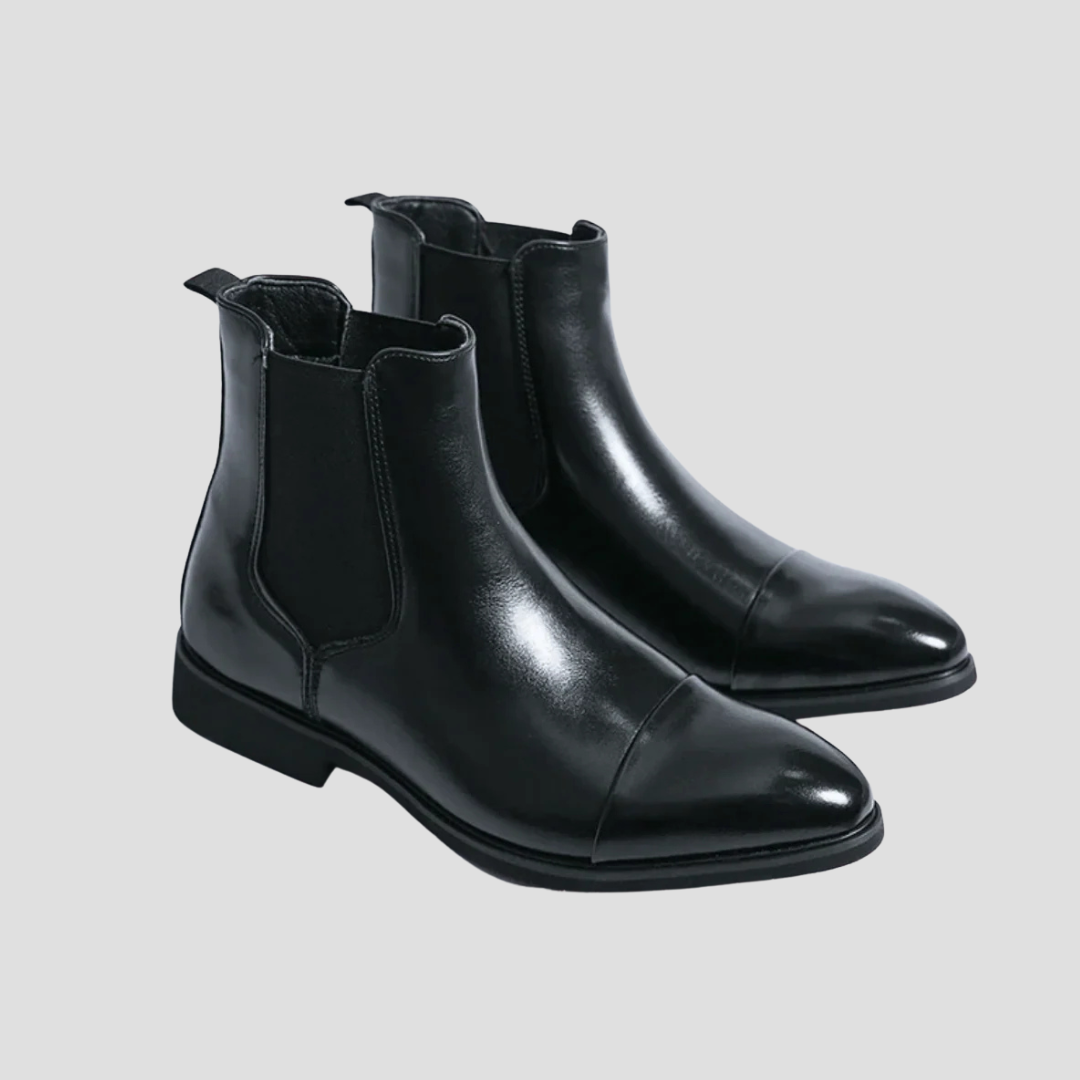 Ashbourne | Men’s Black Leather Chelsea Boots