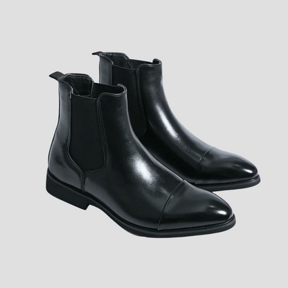 Ashbourne | Men’s Black Leather Chelsea Boots